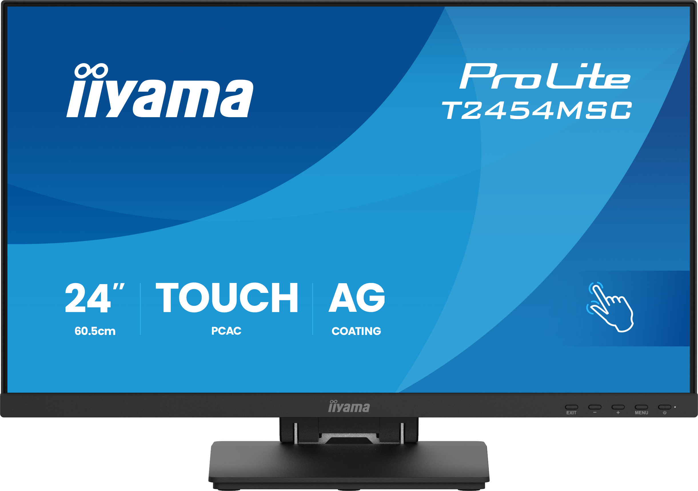 Iiyama T2454MSC-B3AG 23,8 Zoll M‑Touch HDMI DP USB
