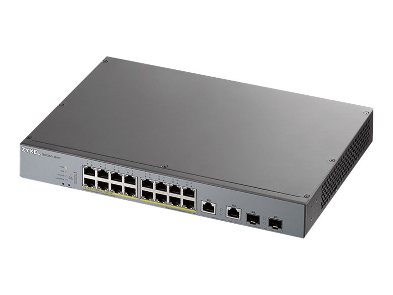 ZYXEL GS1350-18HP 18 Port managed CCTV PoE Switch long range 250W ZYXEL GS1350-18HP 18 Port managed CCTV PoE Switch long range 250W
