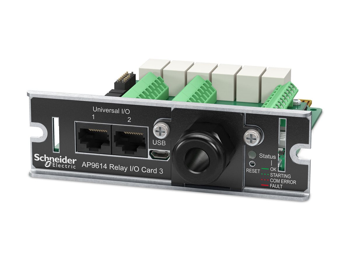 APC Dry Contact I/O SmartSlot Card APC Dry Contact I/O SmartSlot Card