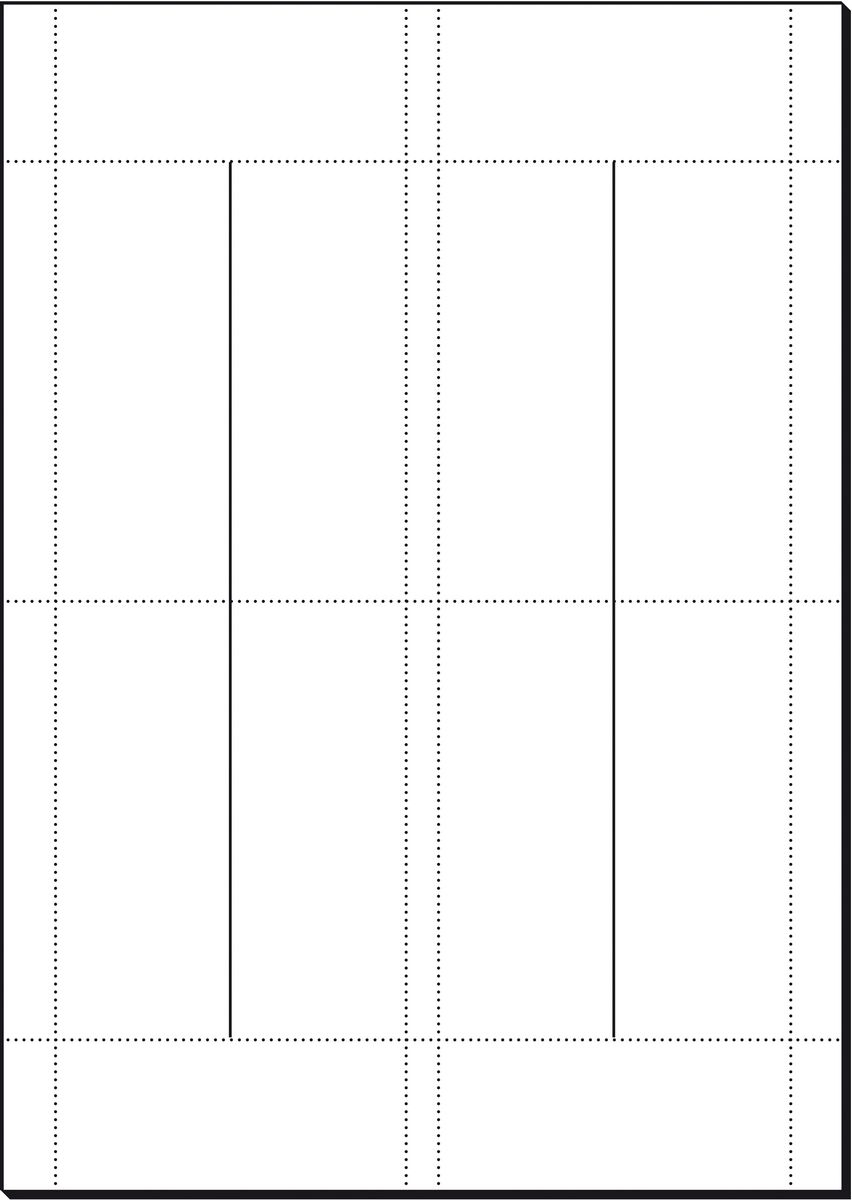 SIGEL Tischkarten 9,5 x 4,2 cm, 80 St