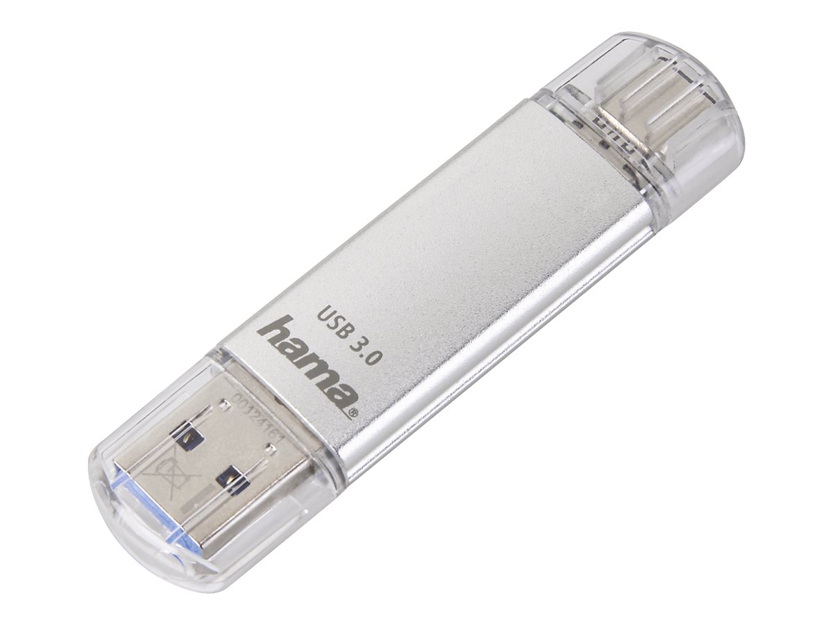 hama USB-Stick C-Laeta silber 128 GB hama USB-Stick C-Laeta silber 128 GB