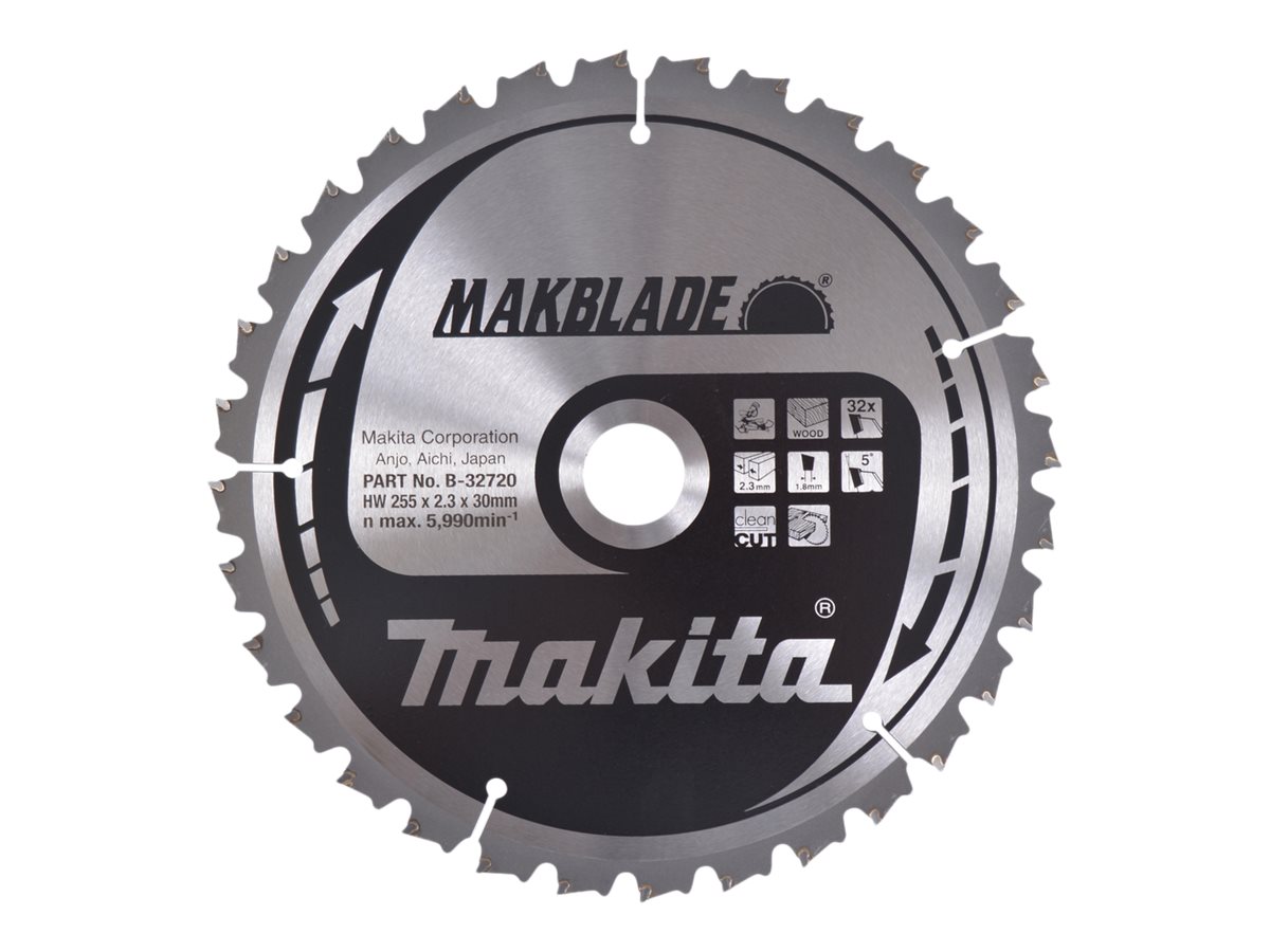 makita B-32720 Kreissägeblatt 255,0 mm, 32 Zähne makita B-32720 Kreissägeblatt 255,0 mm, 32 Zähne