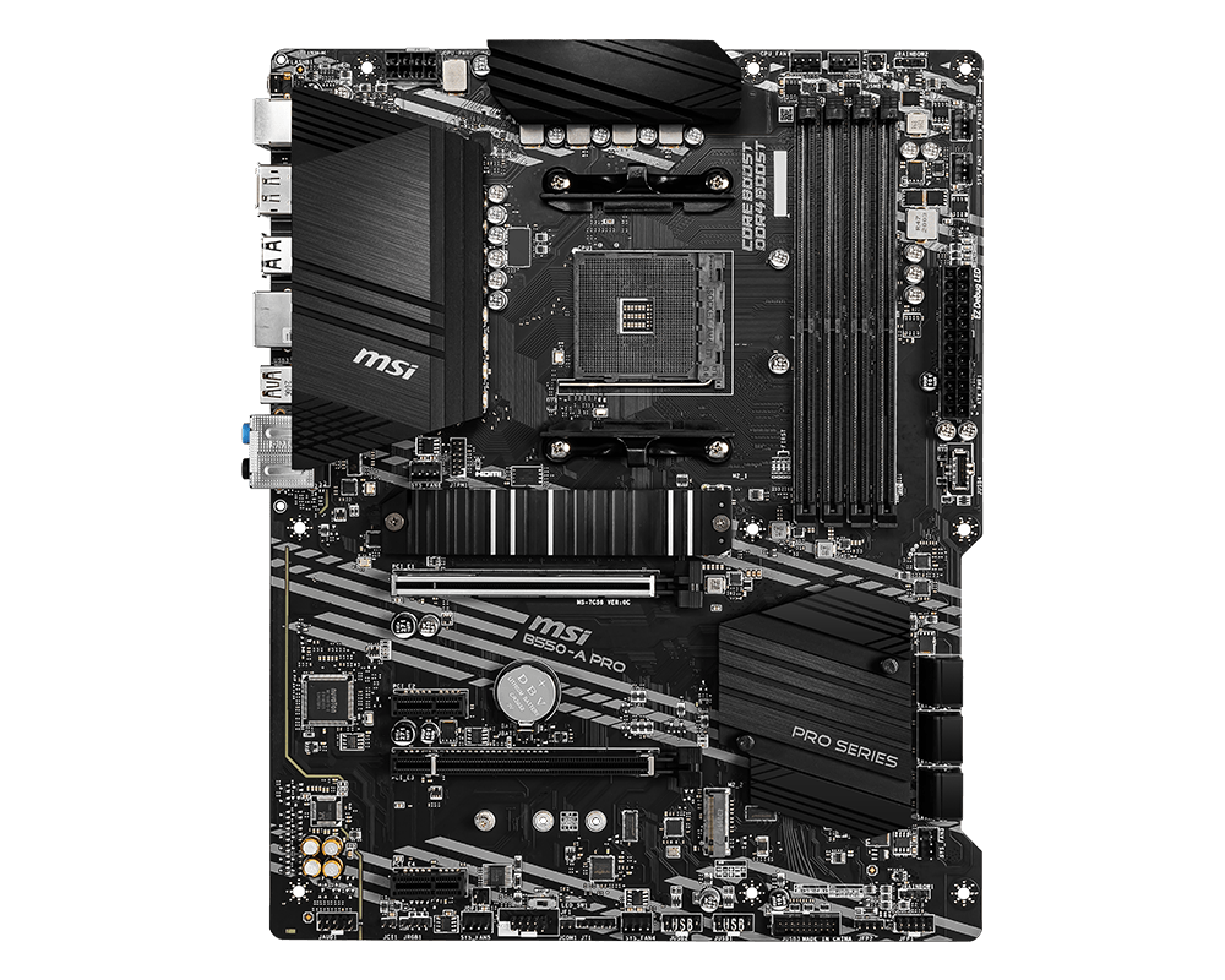 MSI B550A PRO ATX AMD Socket AM4 Dual Channel DDR4
