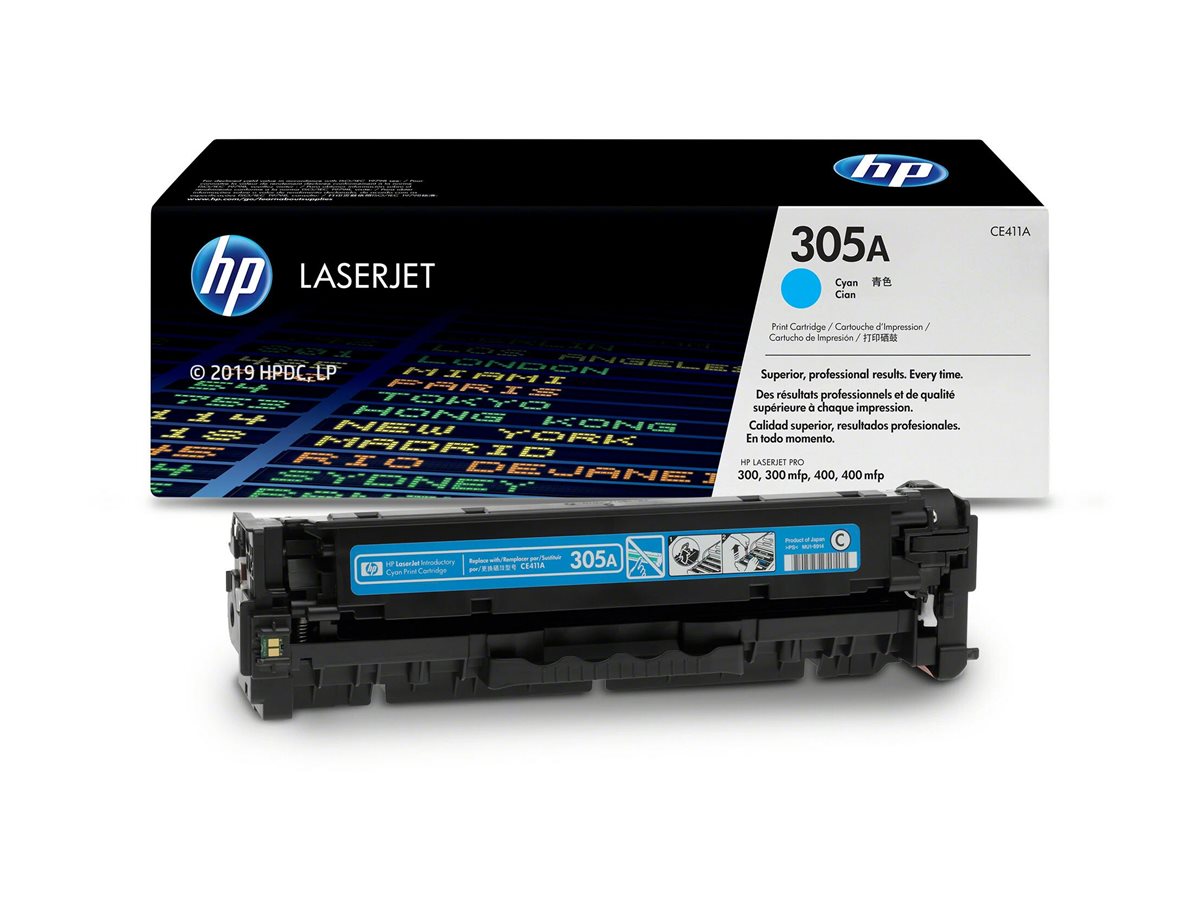 HP 305A (CE411A) cyan Tonerkartusche