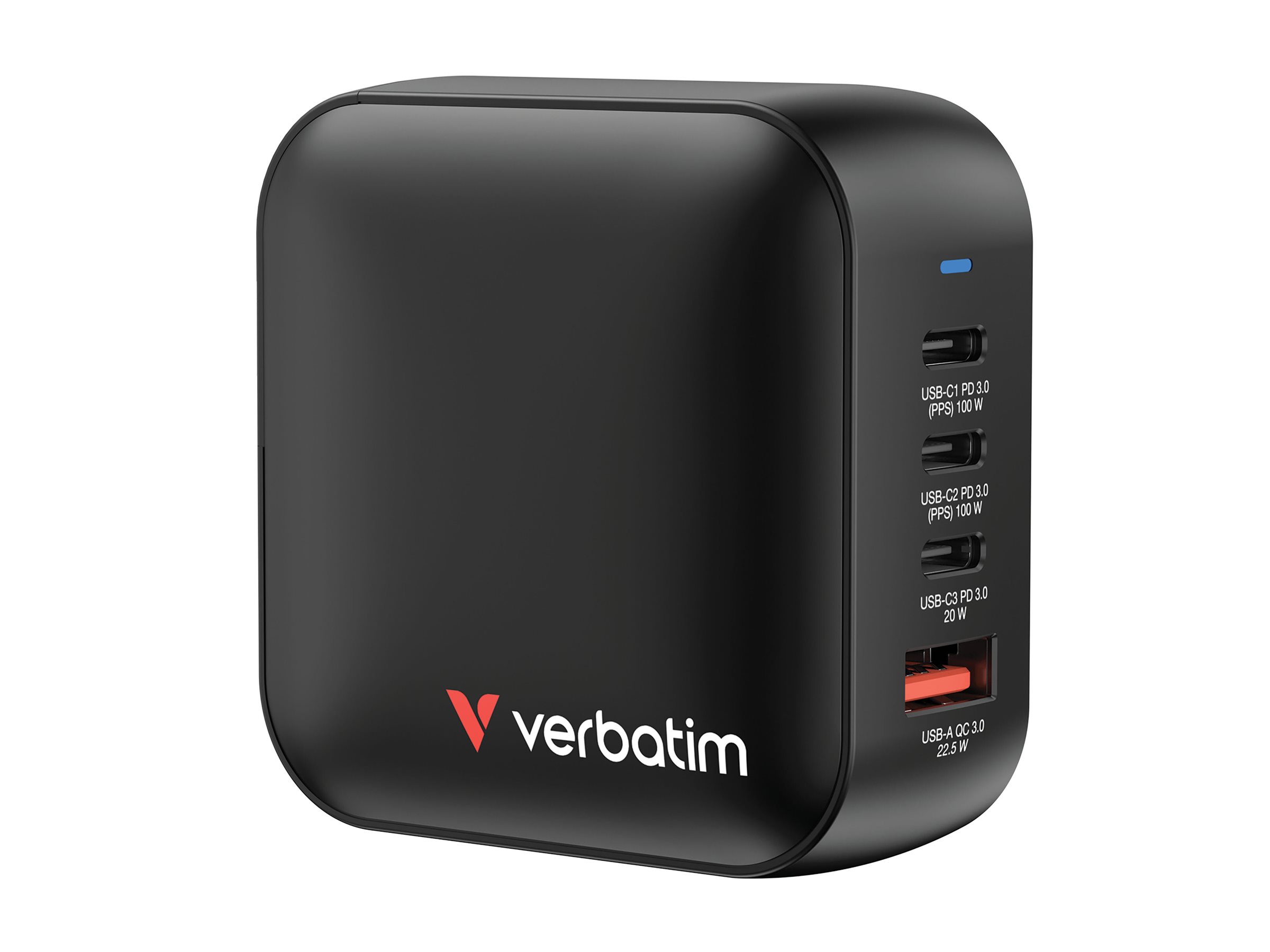 Verbatim Mini GaN Charger 70W 3 Port US/EU/UK ADP