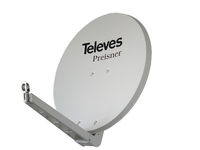 TELEVES Deutschland SAT-Spiegel S75QSD-W BxH75x85cm Arm klappbar weiss TELEVES Deutschland SAT-Spiegel S75QSD-W BxH75x85cm Arm klappbar weiss