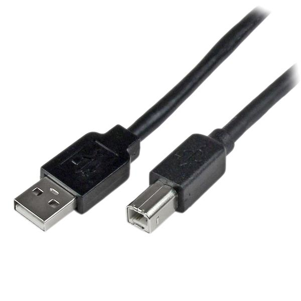 StarTech.com USB-Kabel 20m aktiv USB 2.0 A auf B Schwarz