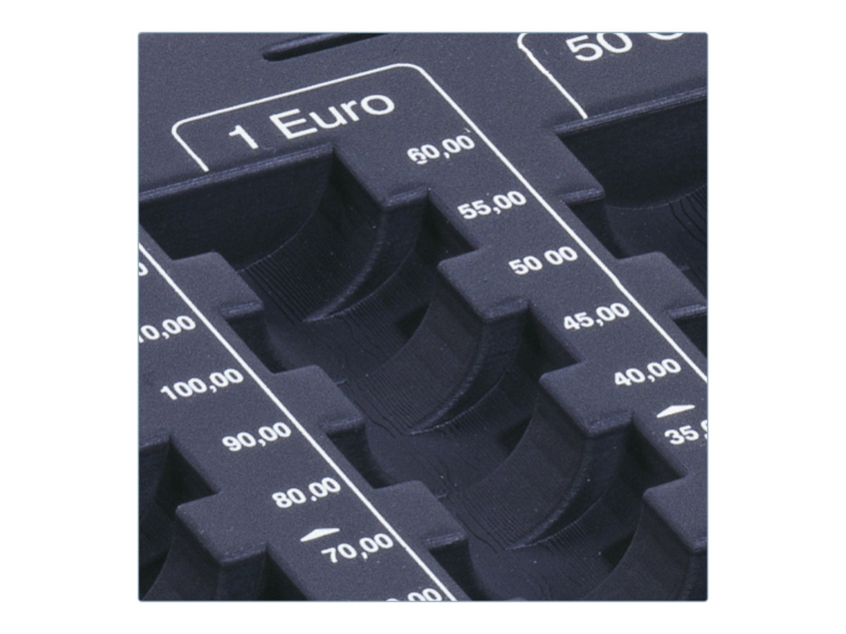 DURABLE ZAehlbrett EUROBOARD L grau KunststoffGehAeuse, 1 St