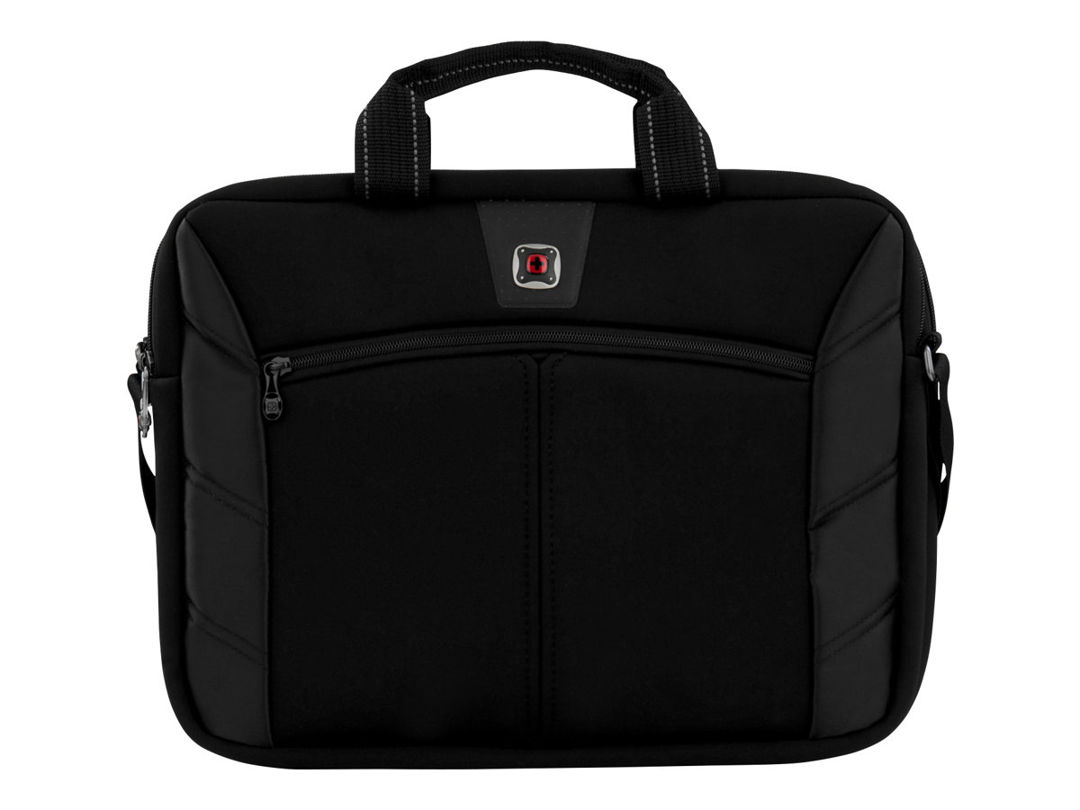 Wenger Sherpa Schlanke 16-Zoll-Laptop-Tasche mit Tabletfach - schwarz