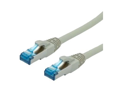 VALUE S/FTP-Kabel Kat.7mit RJ-45 Steckern 500mHz / Class EA grau 0,5m
