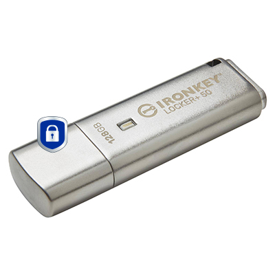 Kingston IronKey Locker+ 128GB Encryption