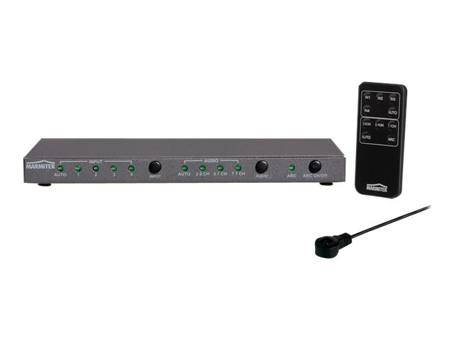 Marmitek Connect 621 UHD 2.0 HDMI Switch 4K 60Hz - 4 Eingaenge / 1 Ausgang Marmitek Connect 621 UHD 2.0 HDMI Switch 4K 60Hz - 4 Eingaenge / 1 Ausgang