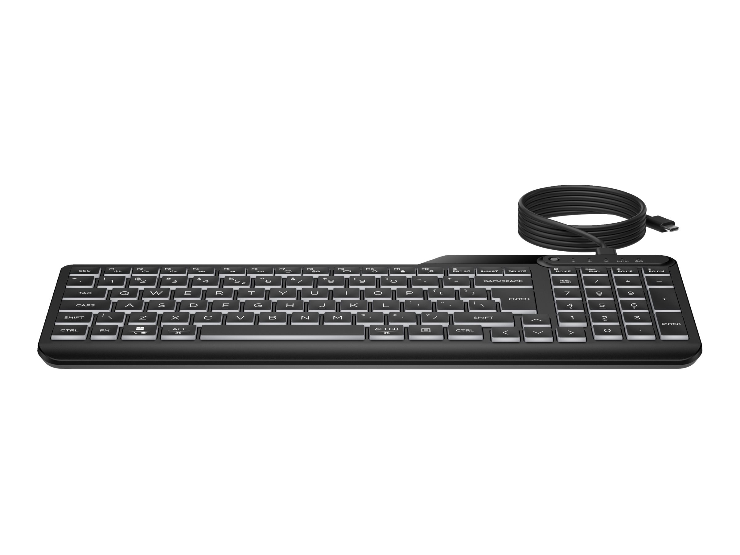 HP 400 Backlit Wired Keyboard P