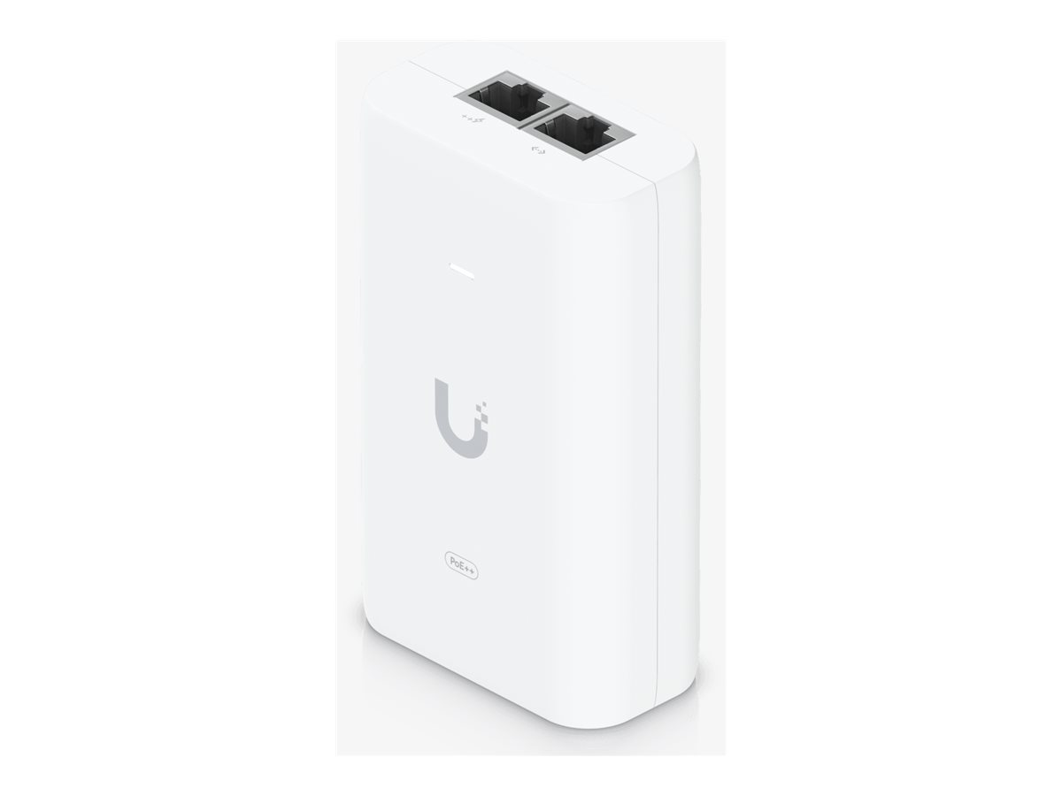 Ubiquiti UniFi U-PoE++, Gigabit Ethernet PoE++ Injektor - 48V / 1,25A (60W) Ubiquiti UniFi U-PoE++, Gigabit Ethernet PoE++ Injektor - 48V / 1,25A (60W)