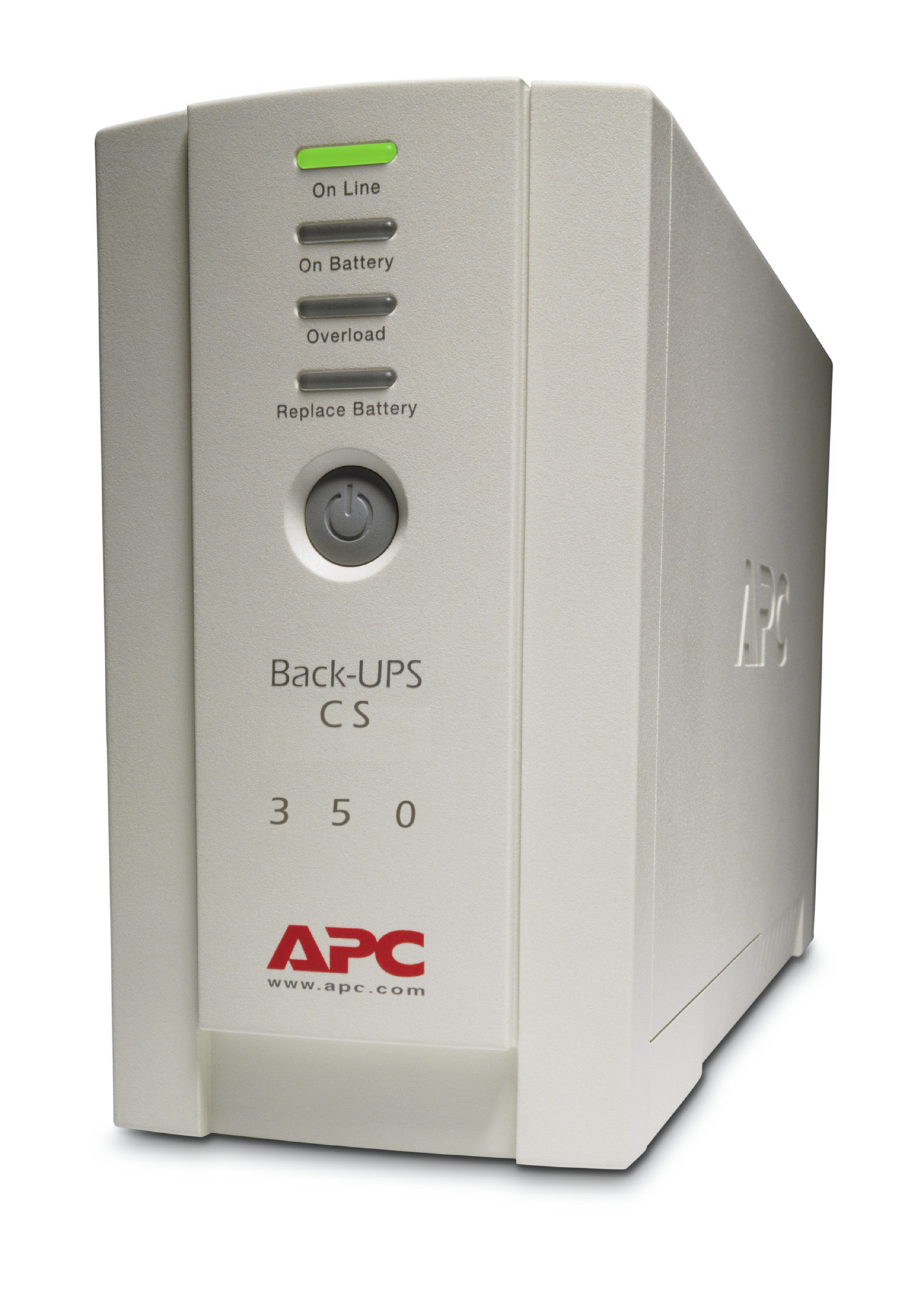 APC BackUPS CS 350 UPS AC 230V 210Watt 350VA RS232 USB output connectors 4 beige