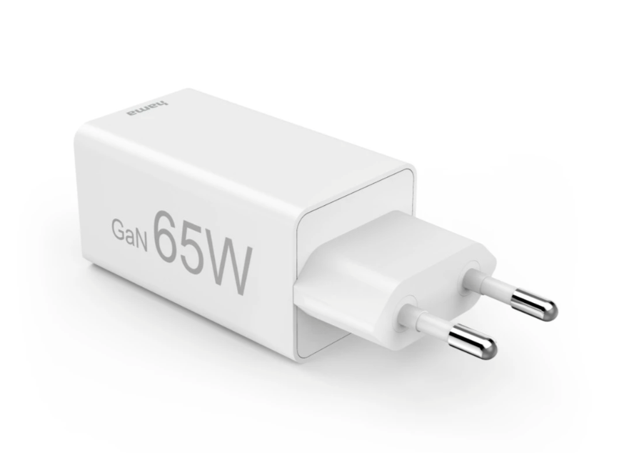 Hama USB Schnellladegerät 3 Ports, 2x USBC, 1x USBA 65 W, Ws