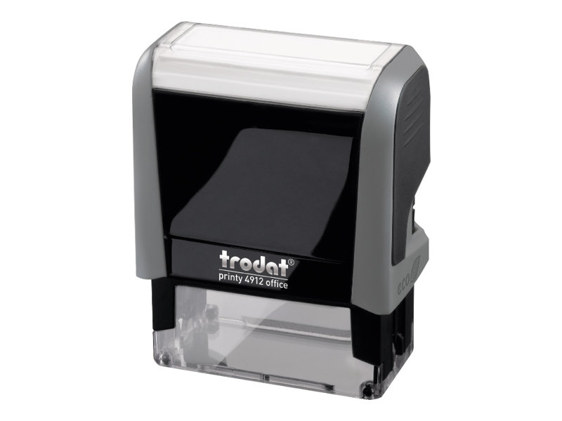 trodat Textstempel Geprueft printy 4912 office selbstfaerbend blau, rot ohne Logo, 1 St.