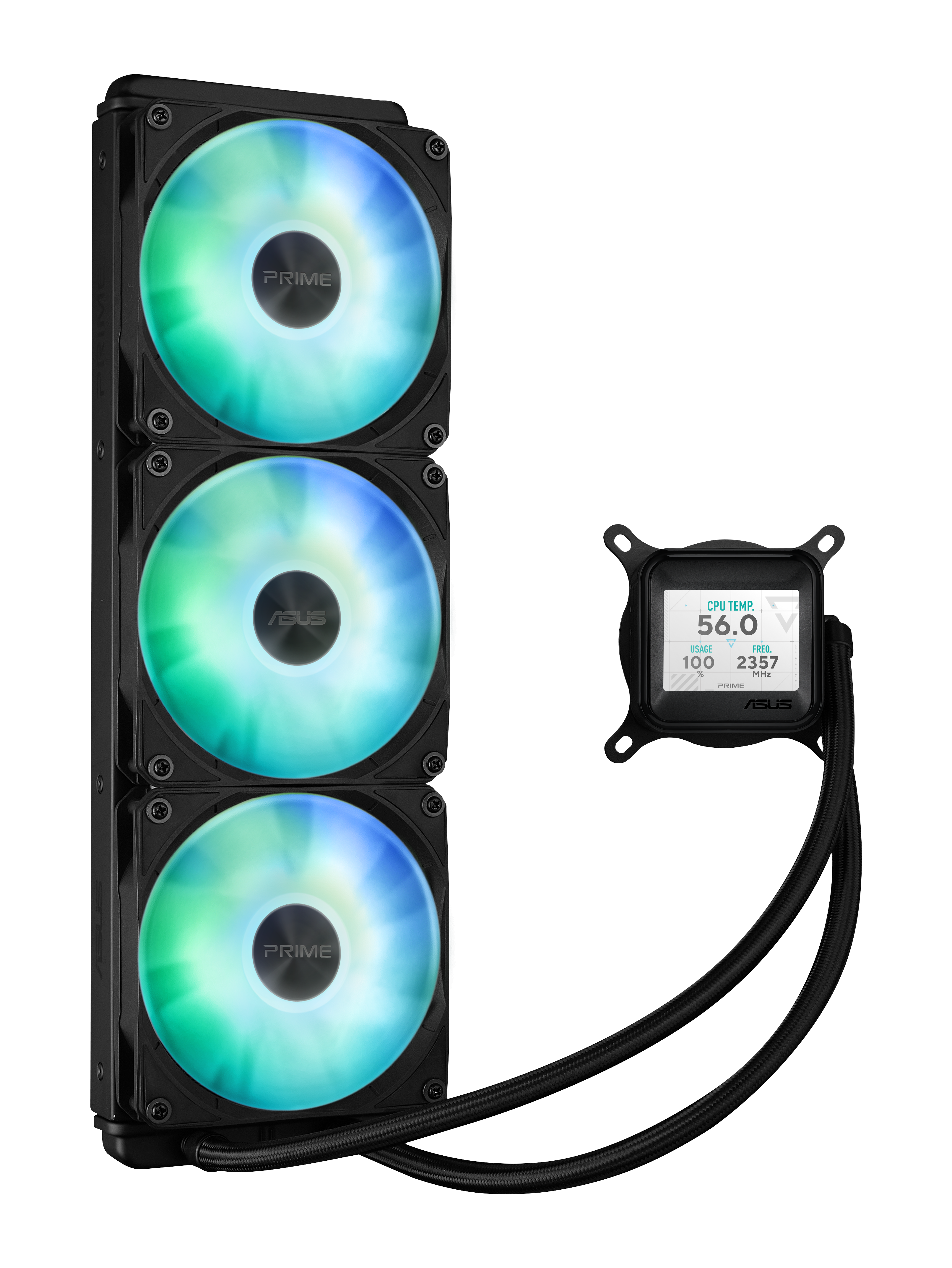 ASUS Prime LC ARGB LCD allinone CPU liquid cooler