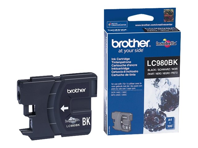 LC980BK BROTHER DCP Tinte black 300 LC980BK BROTHER DCP Tinte black 300