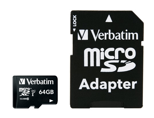 verbatim Speicherkarte microSDXCCard Premium, 64 GB, 1 St