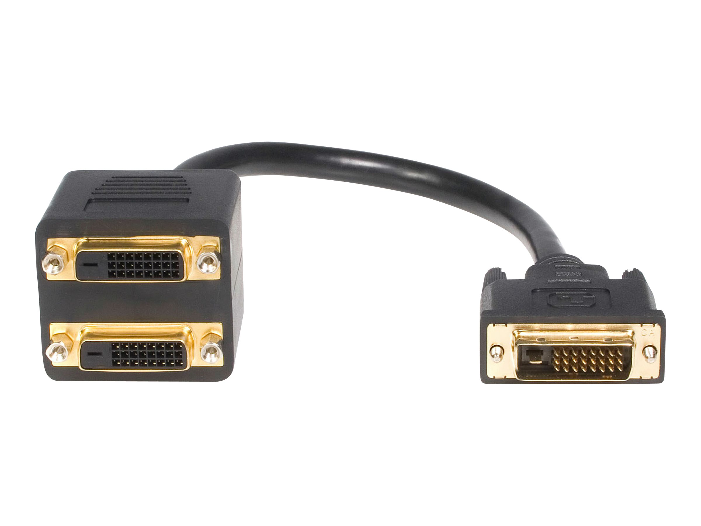 STARTECH.COM 1 ft DVI-D to 2x DVI-D Digital Video Splitter Cable - M/F