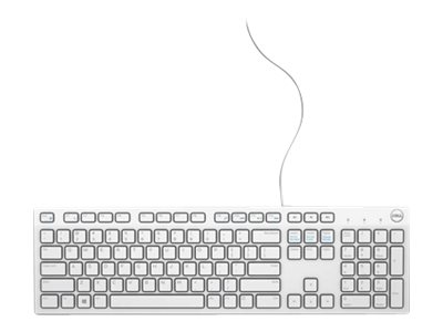 Dell Tastatur KB216 - US Layout - Weiß