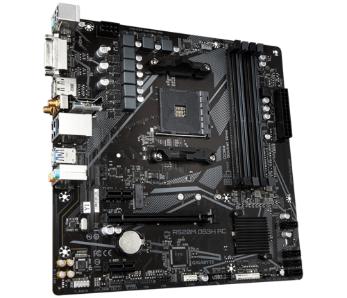 GIGABYTE A520M DS3H AC AM4 1xHDMI 1xDP