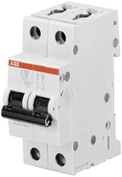 ABB Stotz-KontaktLeitungsschutzschalter S202-C16 C16A 2polig 6kA ABB Stotz-KontaktLeitungsschutzschalter S202-C16 C16A 2polig 6kA