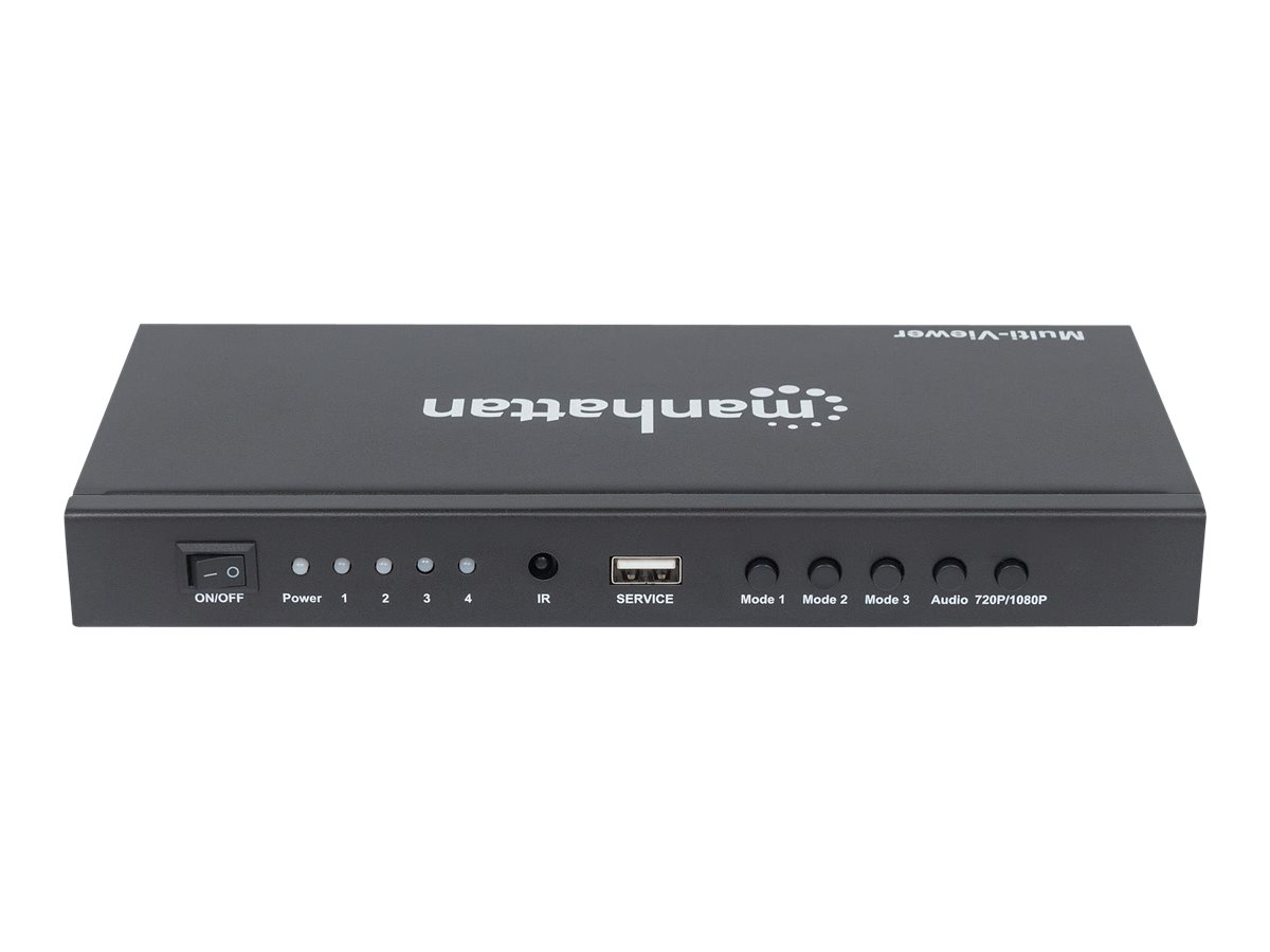 MANHATTAN 1080p 4-Port HDMI Multiviewer Switch Fernbedienung