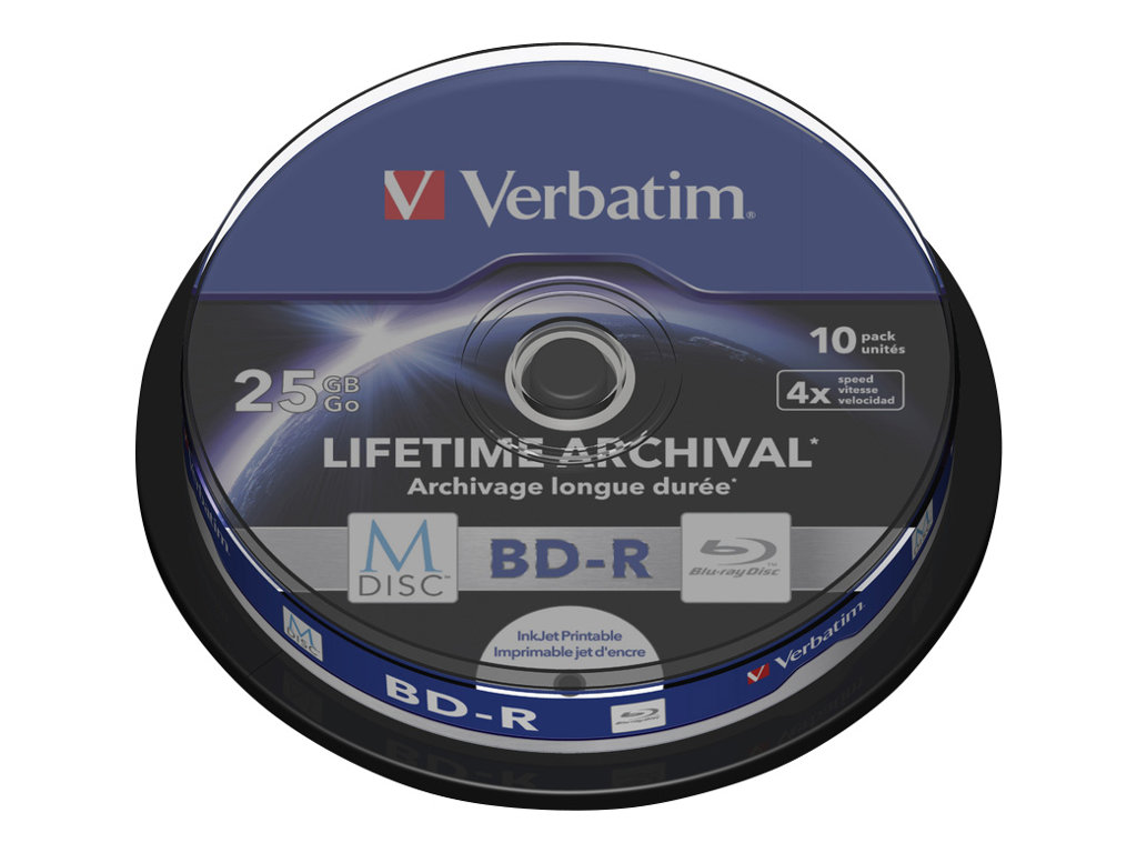 10 verbatim Blu-ray BD-R 25 GB bedruckbar 10 verbatim Blu-ray BD-R 25 GB bedruckbar