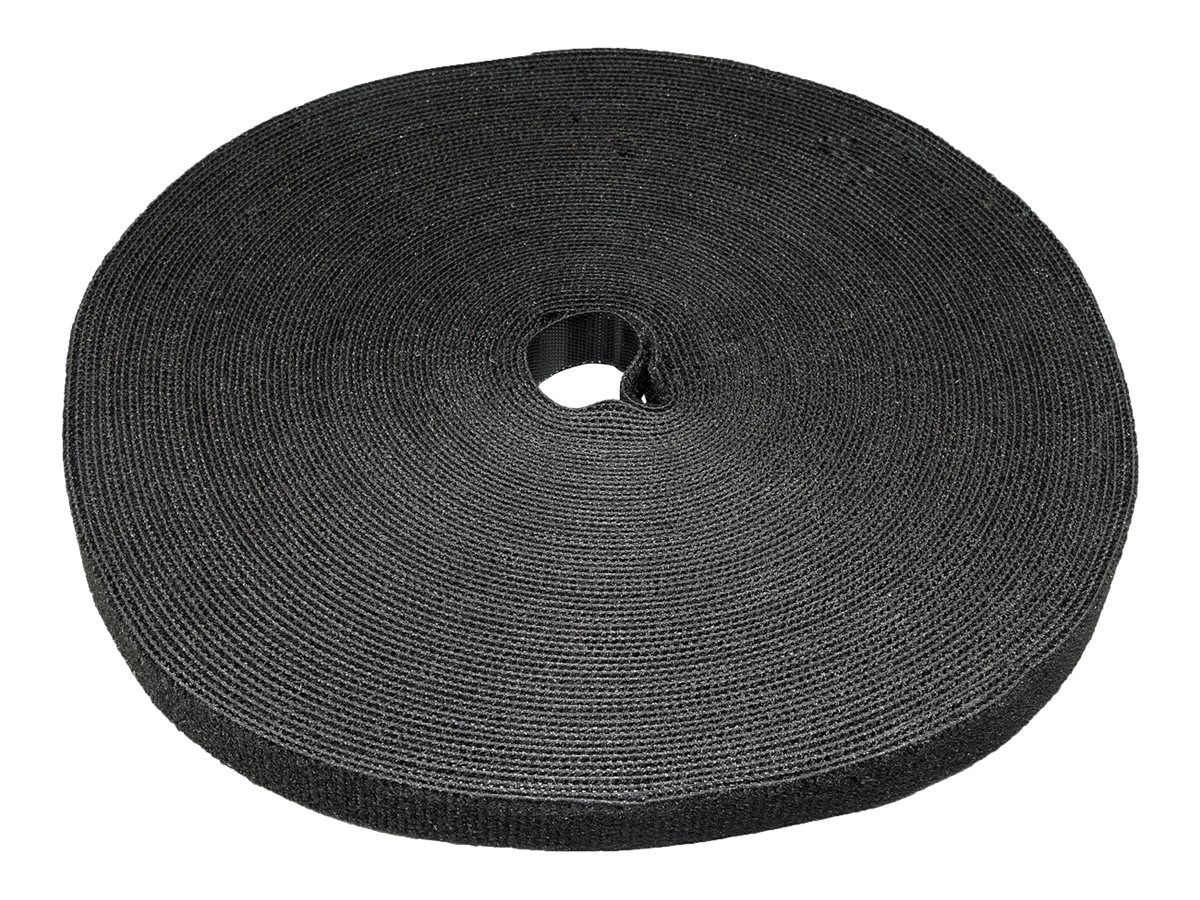 LABEL THE CABLE Klettband ROLL STRAP PRO schwarz 25,0 m x 1,6 cm, 1 St