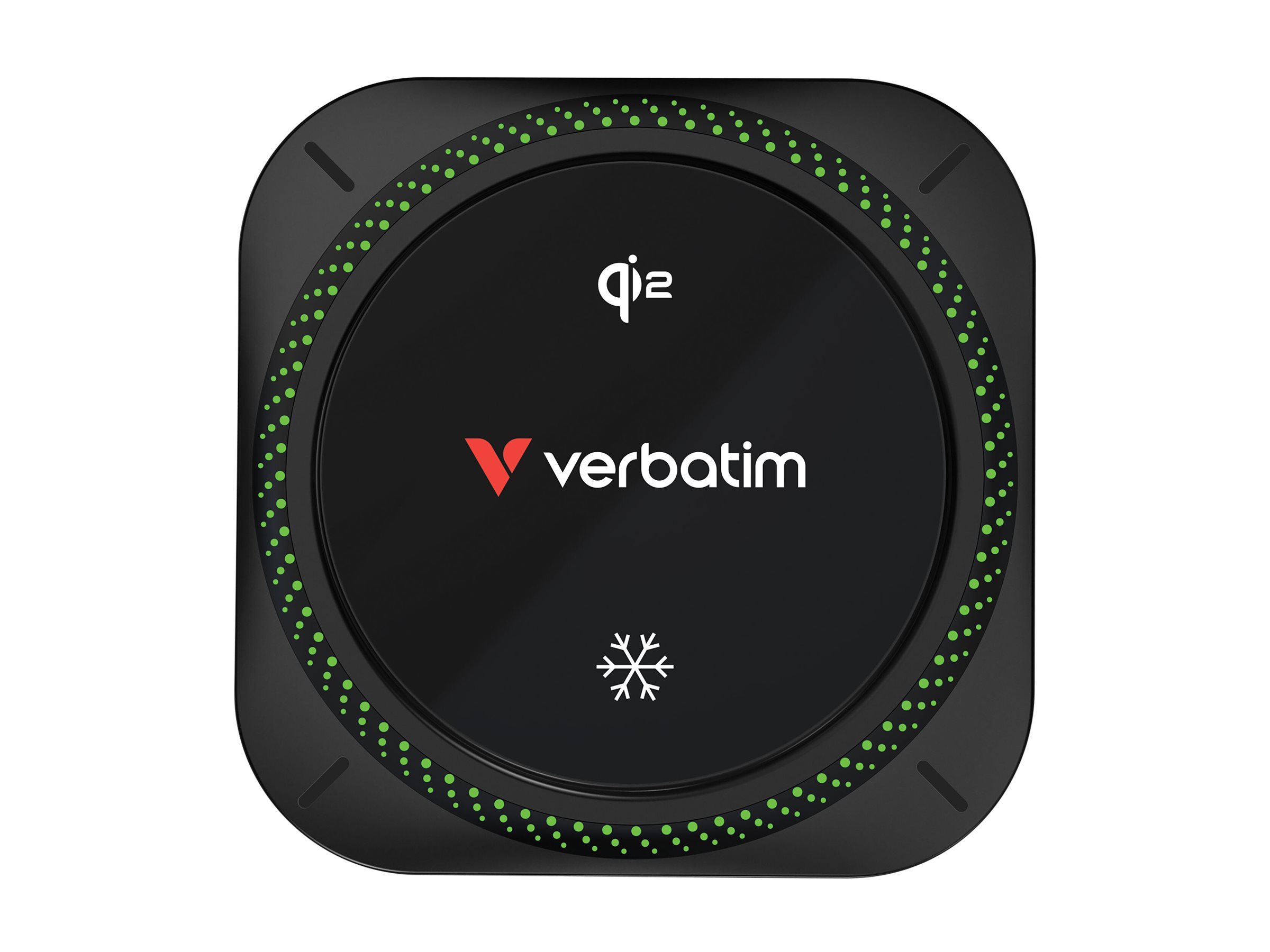 Verbatim Charge ´n´ Drive Qi2 Magnetic Wireless Car Charger RGB schwarz