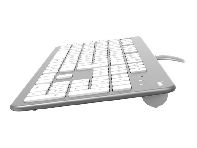 hama KC-700 Tastatur kabelgebunden silber, weiss hama KC-700 Tastatur kabelgebunden silber, weiss