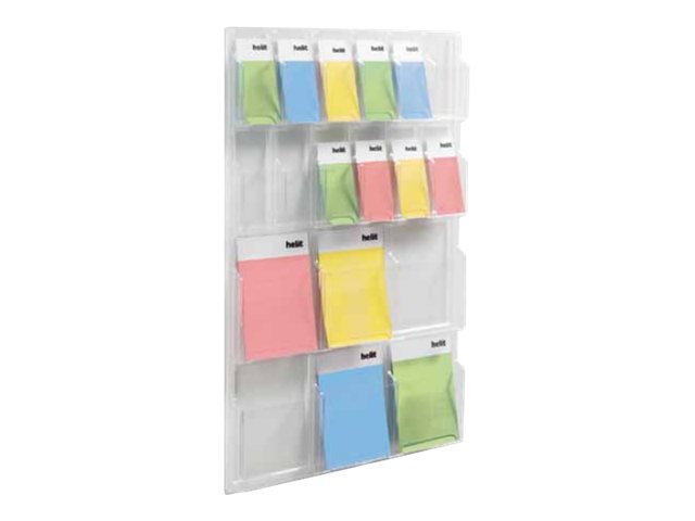 helit Wandprospekthalter transparent DIN A4, 1/3 DIN A4 helit Wandprospekthalter transparent DIN A4, 1/3 DIN A4