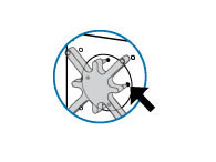 ERGOTRON Distanzstueck-Satz fuer versenkt angebrachtes Display-Verbindungselement VESA 75x75mm