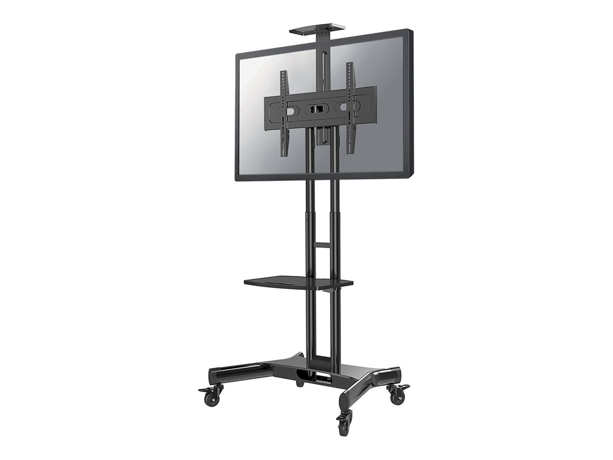 NEOMOUNTS SELECT Rollwagen Flor Stand 81-190,5cm 32-75Zoll bis 45kg VESA600x400 schwarz NEOMOUNTS SELECT Rollwagen Flor Stand 81-190,5cm 32-75Zoll bis 45kg VESA600x400 schwarz