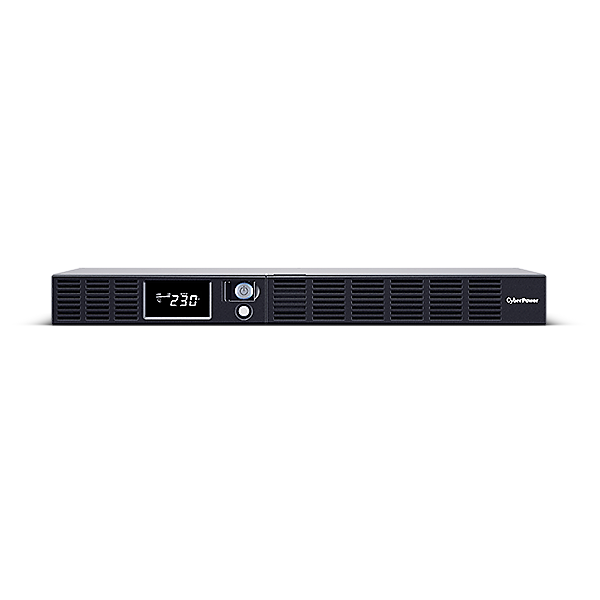 CYBERPOWER Office Rackmount Series OR600ERM1U UPS Rack AC 230V 360Watt 600VA 1phase Ethernet RS232 USB oc 6 1U silver