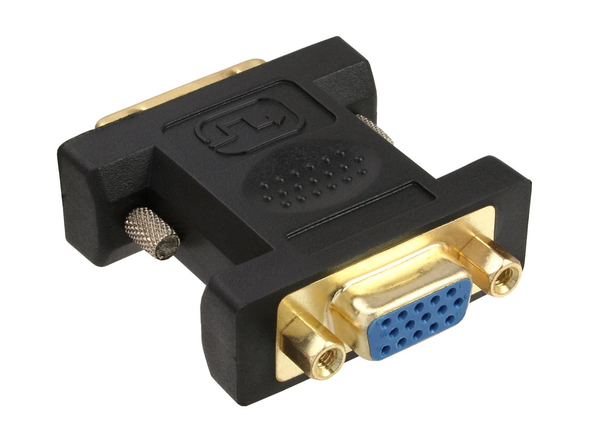 INLINE DVI-A Adapter Analog 12+5 Stecker auf VGA Buchse vergoldet