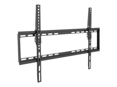 MANHATTAN Ultraflache TV-Wandhalterung Fuer Bildschirme 93,98 - 177,8cm 37 - 70Zoll und bis 35kg 0 bis 8 Grad neigbar schwarz