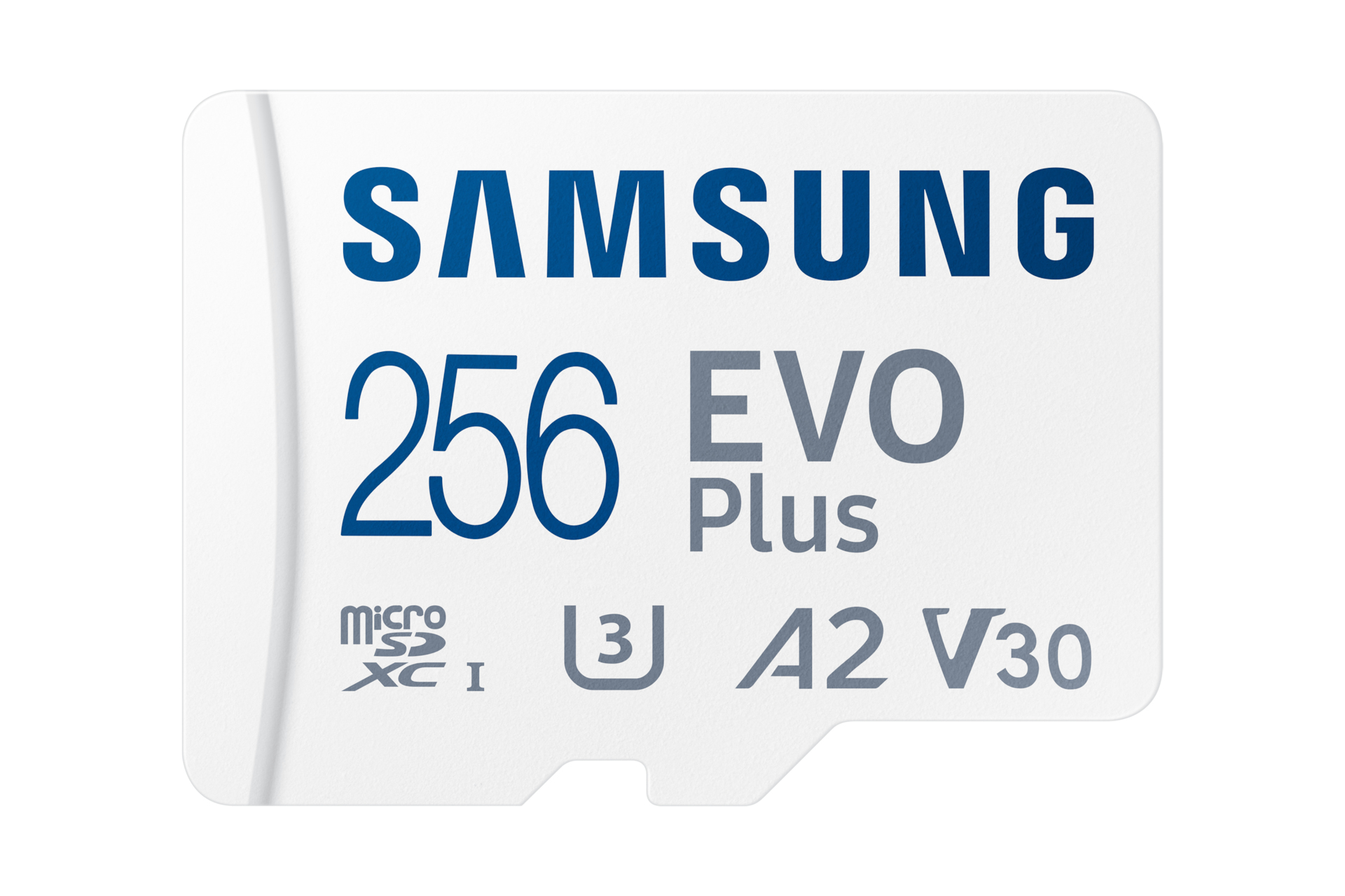 SAMSUNG EVO PLUS microSD 256GB 2024 inkl SD Adapter Speicherkarte UHSI U3 Full HD 4K UHD 160 MBs Lesen