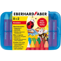 EBERHARD FABER Colori Wachsmalkreiden farbsortiert, 10 St
