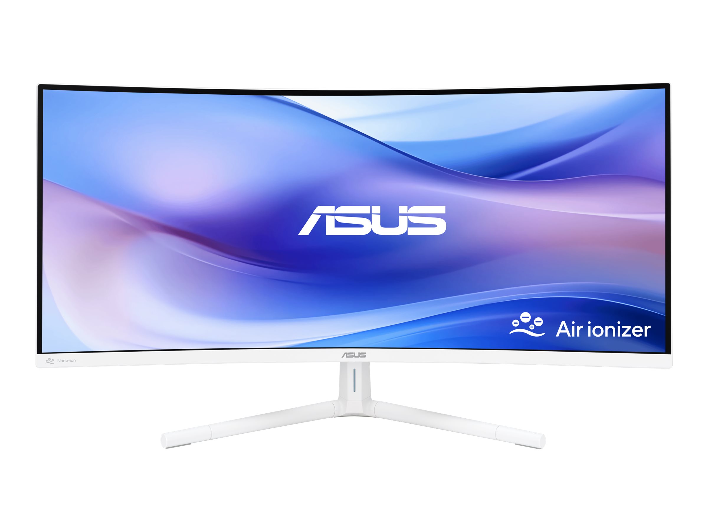 ASUS VU34WCIPW 86,36cm 34Zoll VA WLED Curved 1500R UWQHD 219 100Hz 300cdm2 1ms HDMI DP USBC USB Hub 4xUSB 32 G1 TypeA White