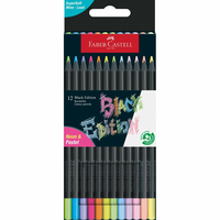 FABERCASTELL Black Edition Buntstifte farbsortiert, 1 St