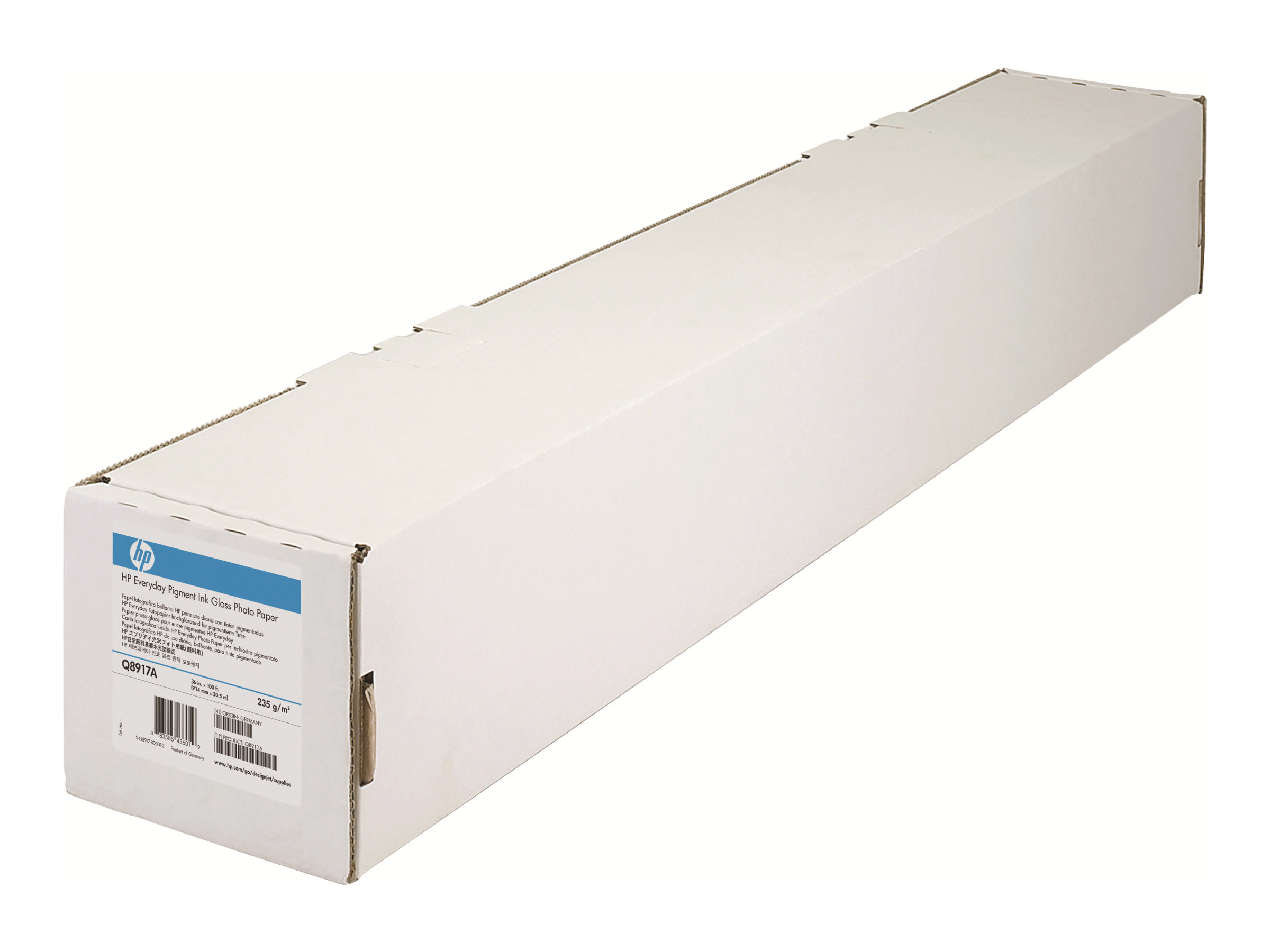 HP Everyday Instant-dry gloss Foto Papier 235g/m2 914mm x 30.5m 1 Rolle 1er-Pack HP Everyday Instant-dry gloss Foto Papier 235g/m2 914mm x 30.5m 1 Rolle 1er-Pack