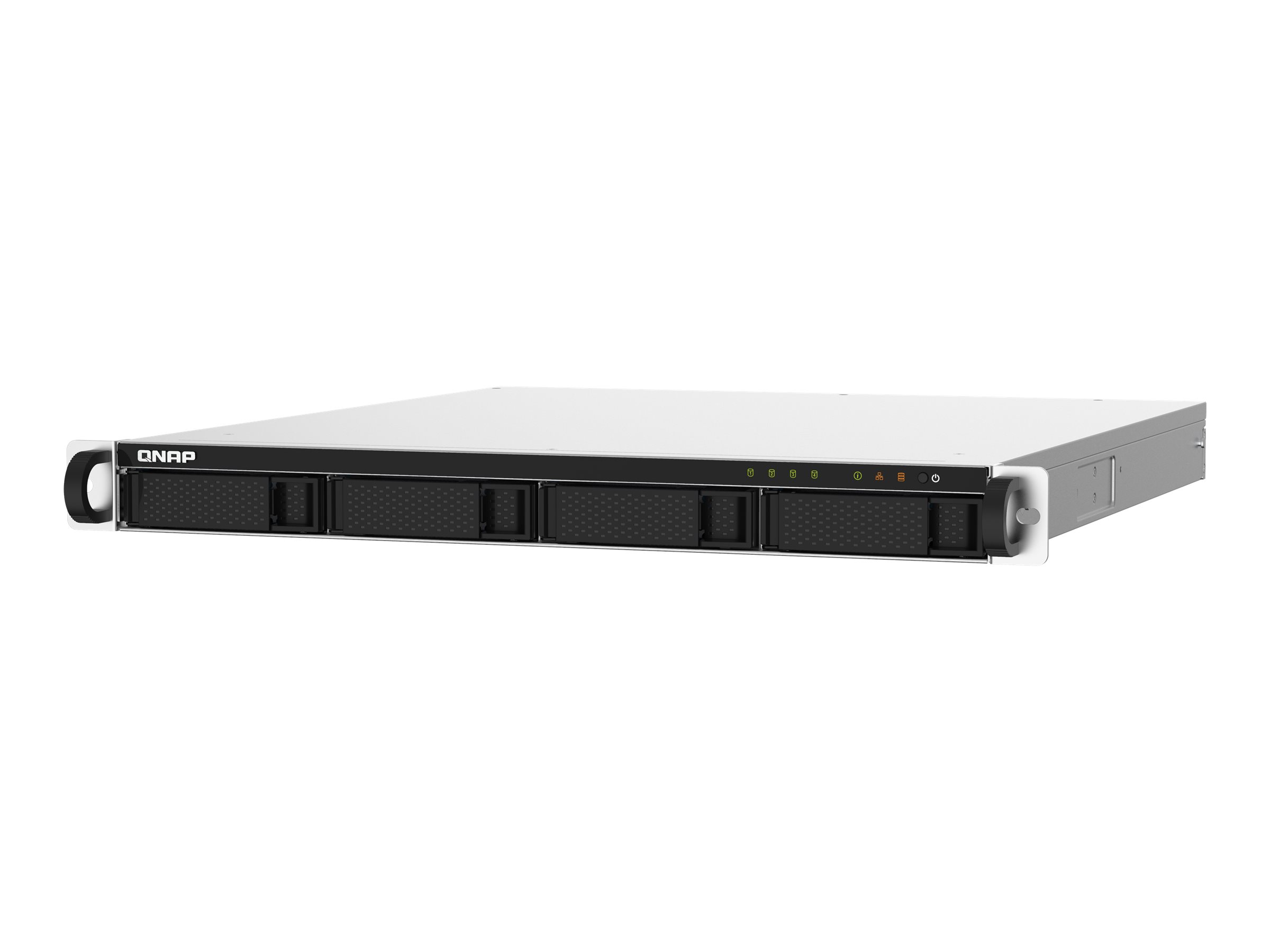 QNAP TS-432PXU-RP-2G 4-Bay rackmount NAS AL324 2GB DDR4 UDIMM RAM SATA 6Gb/s 2x 10GbE SFP+ 2x 2.5GbE 1x PCIe Gen2 x2 slot 250W