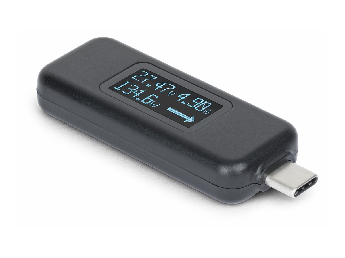 STARTECH.COM USB-C Stromtester/Kabeltester Bidirektionales Digitalmultimeter fur Leistung Spannung und Strom 240W PD EPR