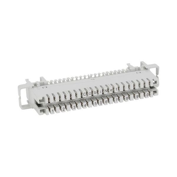 CobiNet GmbH Anschlussleiste LSA 210 10DA ohne Farbcode Profil und Wanne