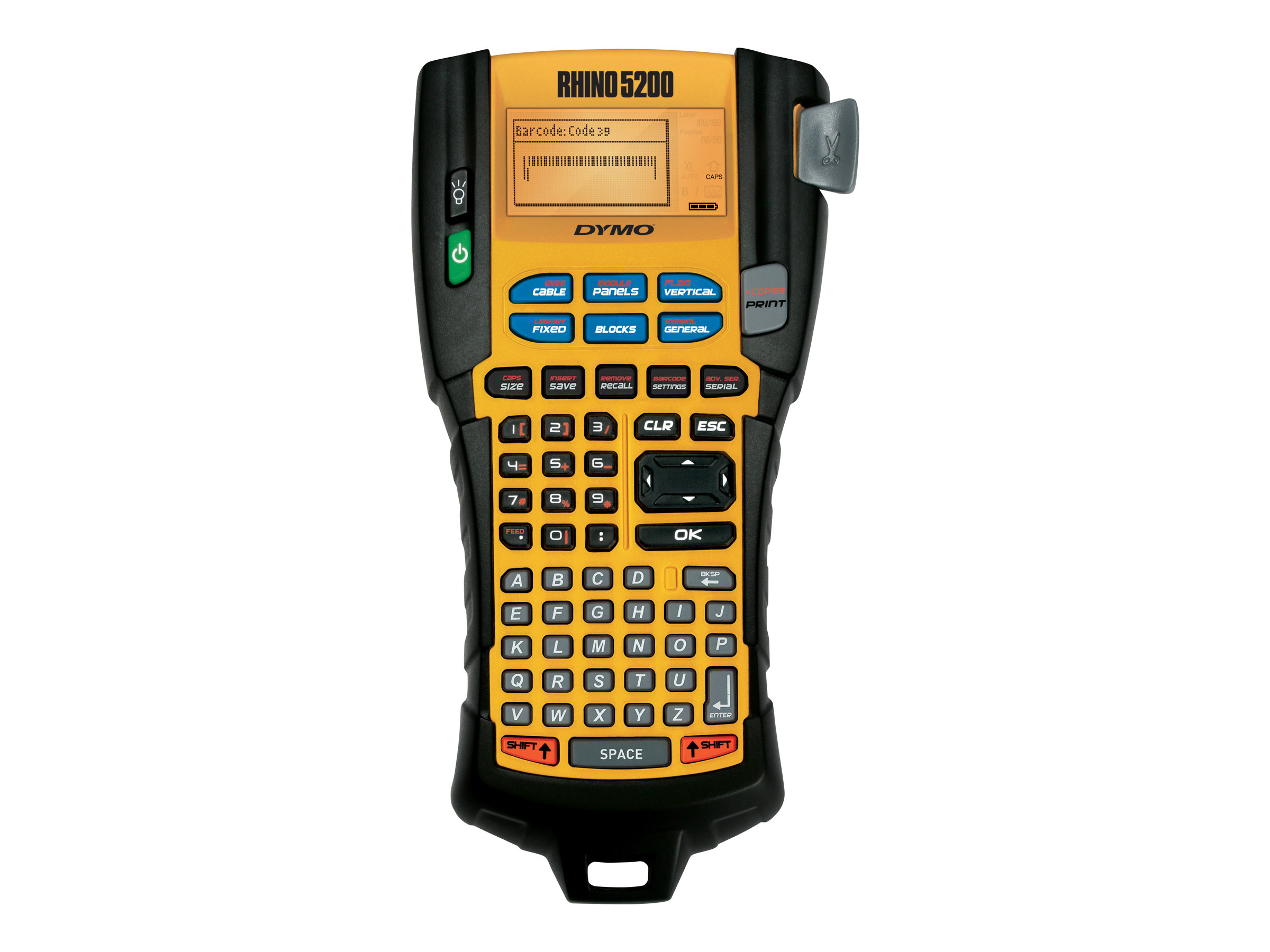 DYMO RHINO 5200 Set BeschriftungsgerÃ¤t gelb, schwarz