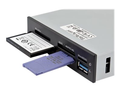 STARTECHCOM USB 30 interner Kartenleser mit UHSII Unterstuetzung SecureDigitalMicro SDMemoryStickCF Kartenlesegeraet