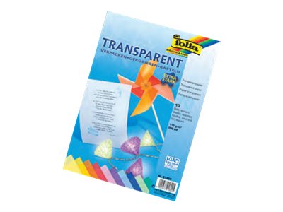 folia Transparentpapier 115 g/qm, 10 Blatt folia Transparentpapier 115 g/qm, 10 Blatt
